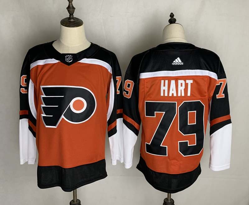 Philadelphia Flyers Orange HART #79 NHL Jersey 03