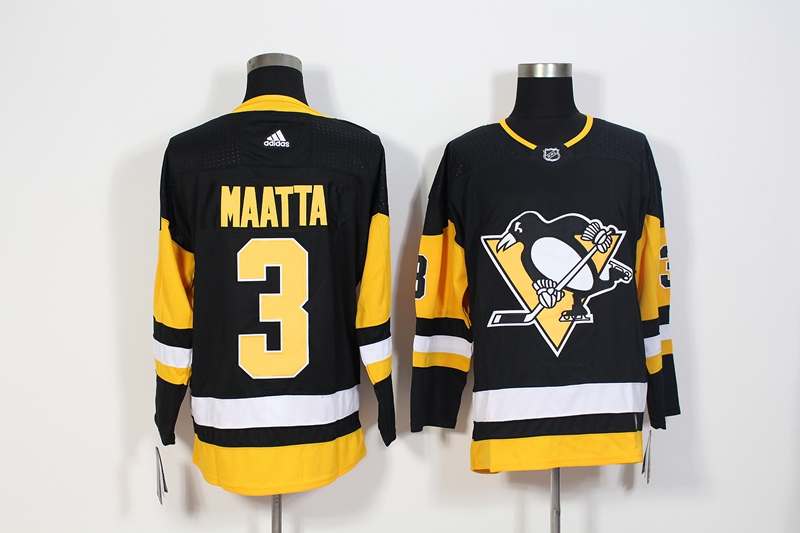 Pittsburgh Penguins Black MAATTA #3 NHL Jersey