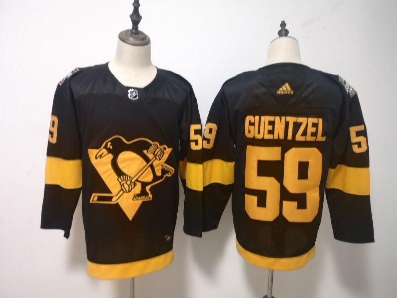 Pittsburgh Penguins Black GUENTZEL #59 NHL Jersey 02