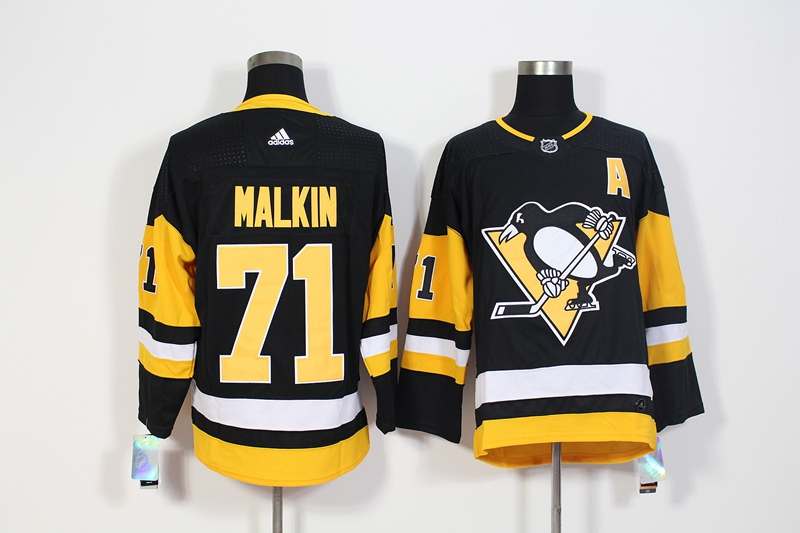Pittsburgh Penguins Black MALKIN #71 NHL Jersey