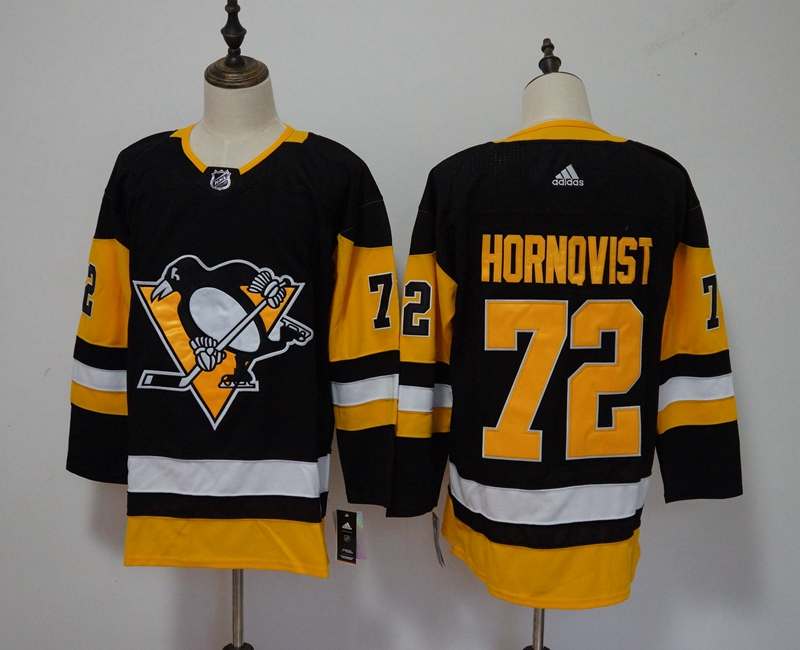 Pittsburgh Penguins Black HORNOVIST #72 NHL Jersey