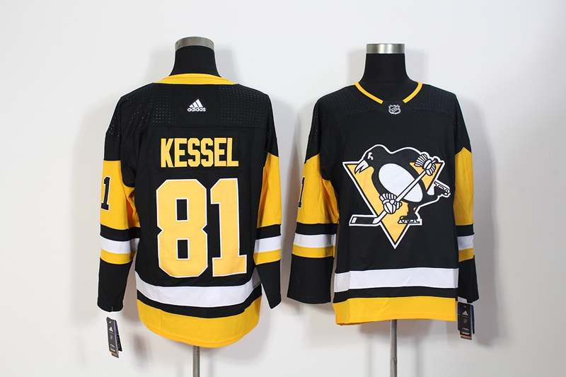 Pittsburgh Penguins Black KESSEL #81 NHL Jersey