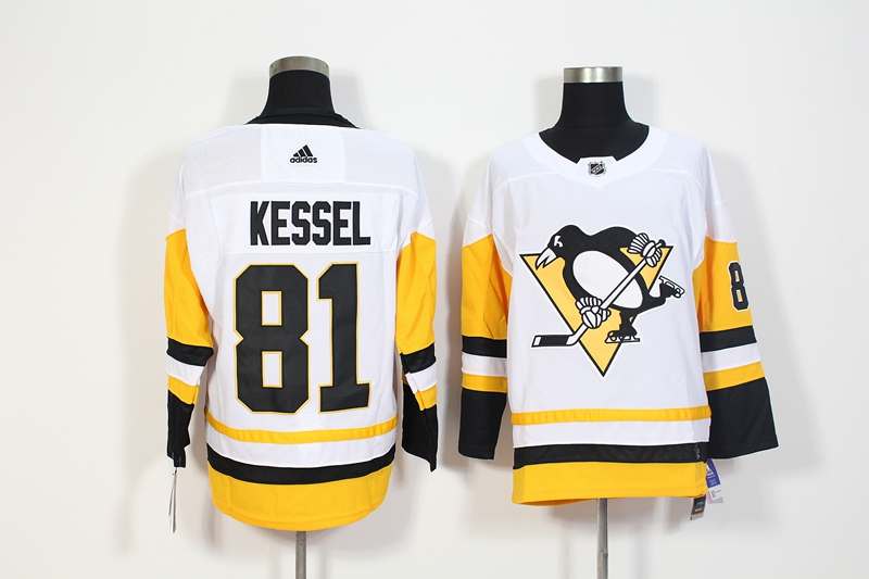 Pittsburgh Penguins White KESSEL #81 NHL Jersey
