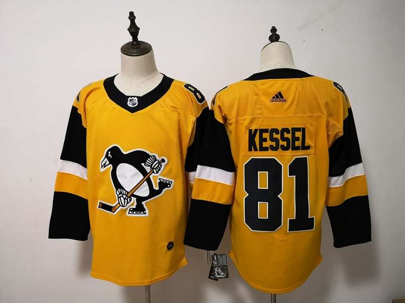Pittsburgh Penguins Yellow KESSEL #81 NHL Jersey