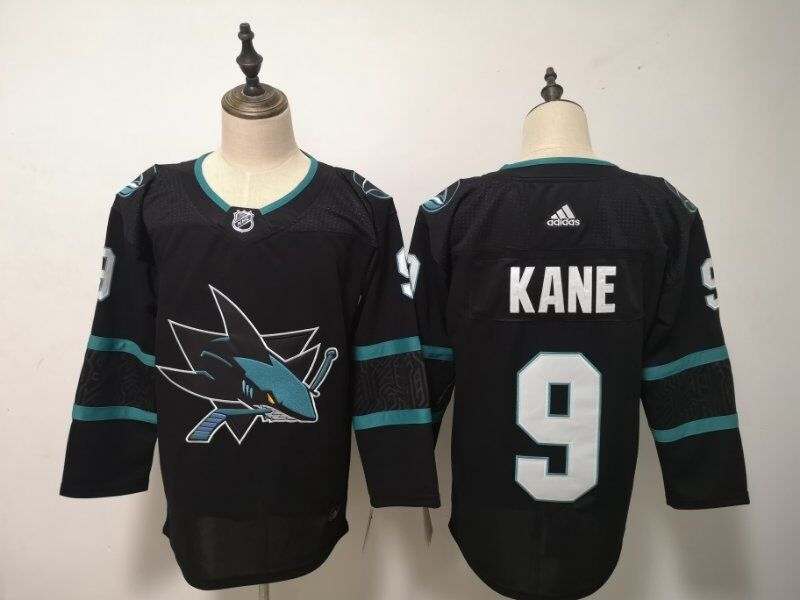 San Jose Sharks Black KANE #9 NHL Jersey