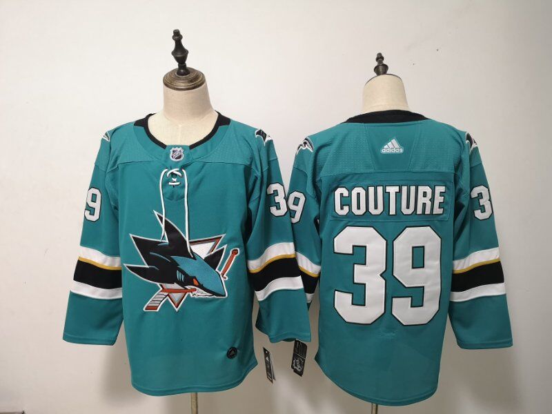 San Jose Sharks Blue COUTURE #39 NHL Jersey