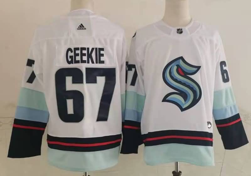 Seattle Kraken GEEKIE #67 White NHL Jersey