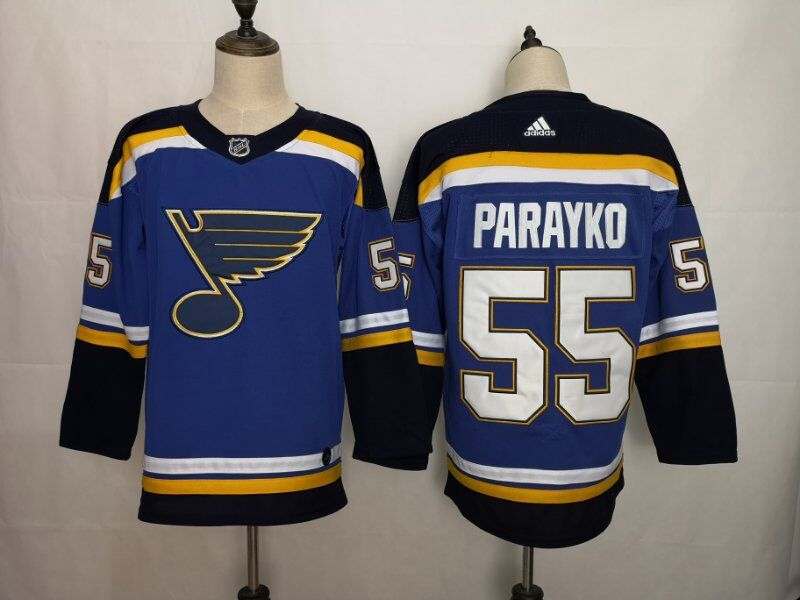 St Louis Blues Blue PARAYKO #55 NHL Jersey