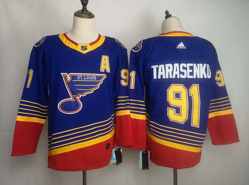 St Louis Blues Blue TARASENKO #91 Classics NHL Jersey