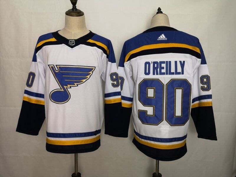 St Louis Blues White OREILLY #90 NHL Jersey