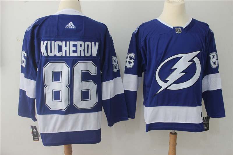 Tampa Bay Lightning Blue KUCHEROV #86 NHL Jersey