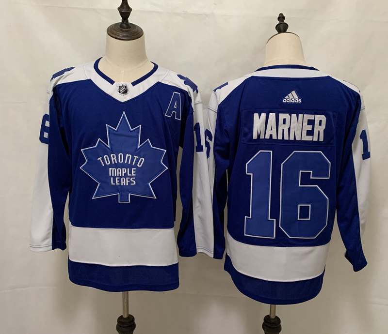 Toronto Maple Leafs Blue MARNER #16 Classics NHL Jersey