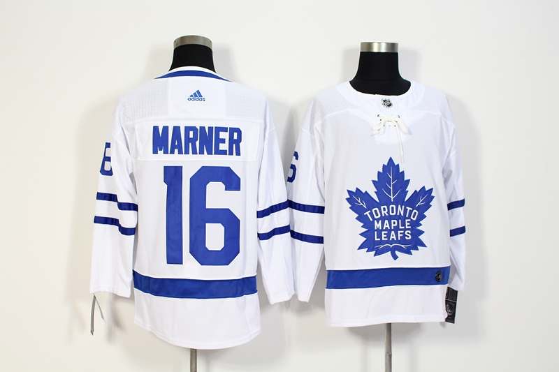 Toronto Maple Leafs White MARNER #16 NHL Jersey