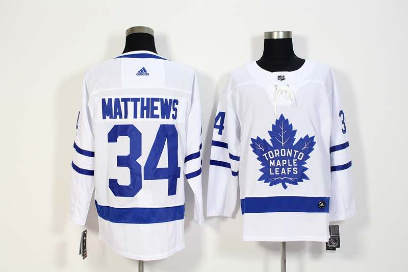 Toronto Maple Leafs White MATTHEWS #34 NHL Jersey
