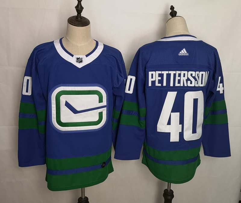 Vancouver Canucks Blue PETTERSSON #40 NHL Jersey