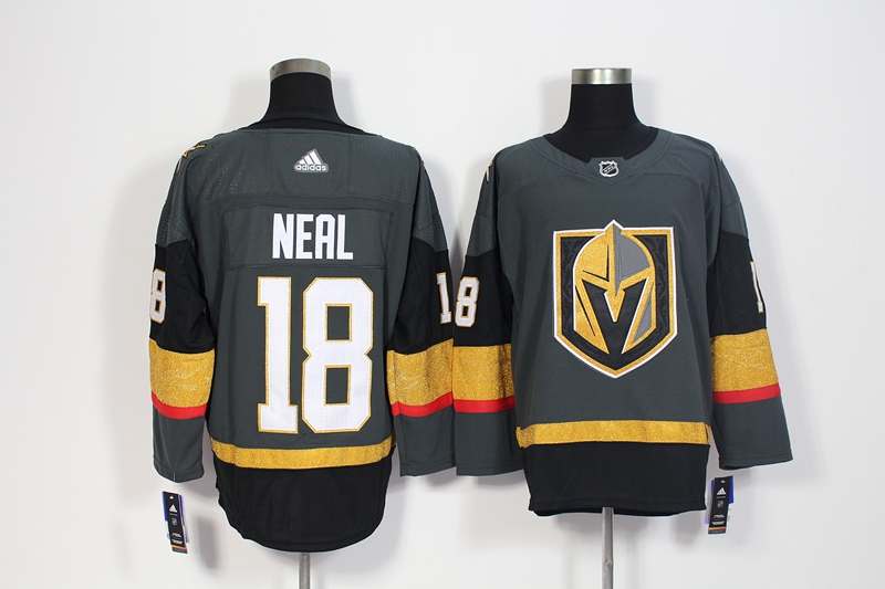 Vegas Golden Knights Grey NEAL #18 NHL Jersey
