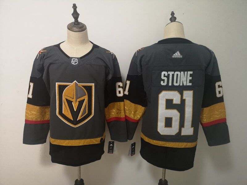 Vegas Golden Knights Grey STONE #61 NHL Jersey