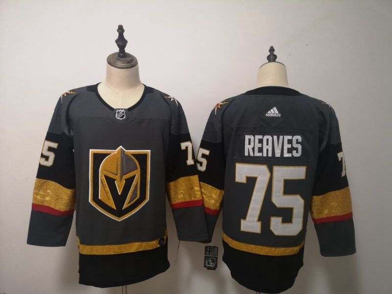 Vegas Golden Knights Grey REAVES #75 NHL Jersey