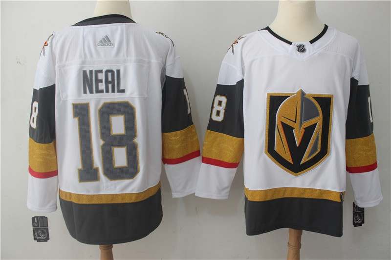 Vegas Golden Knights White NEAL #18 NHL Jersey