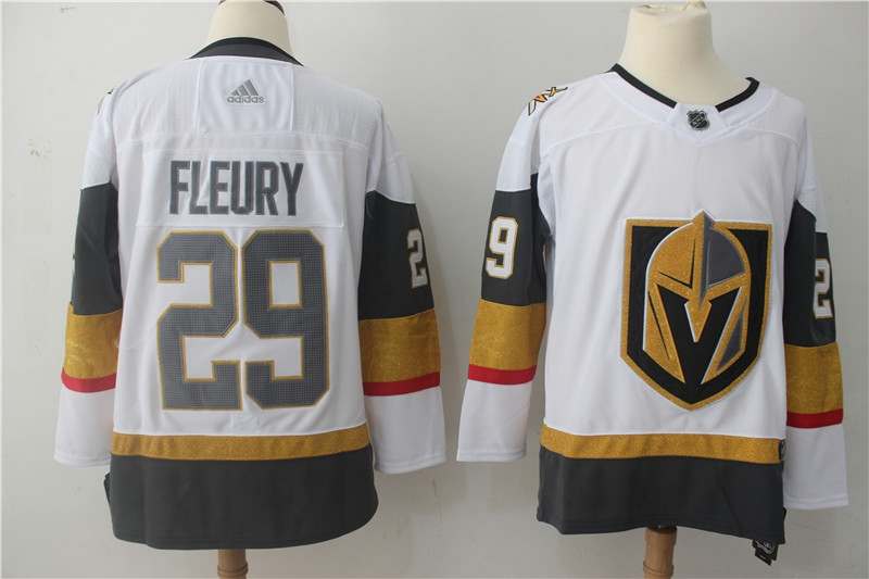 Vegas Golden Knights White FLEURY #29 NHL Jersey