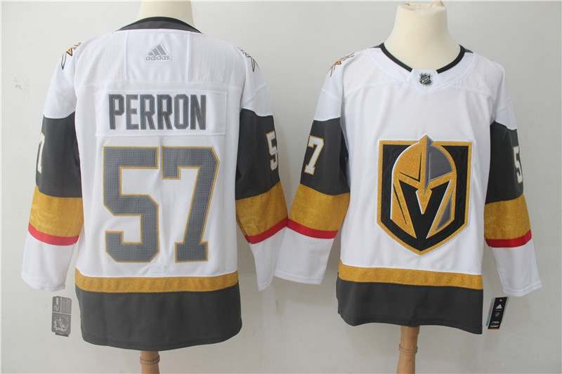 Vegas Golden Knights White PERRON #57 NHL Jersey