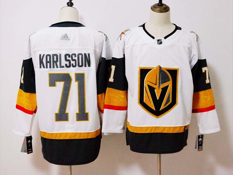 Vegas Golden Knights White KARLSSON #71 NHL Jersey