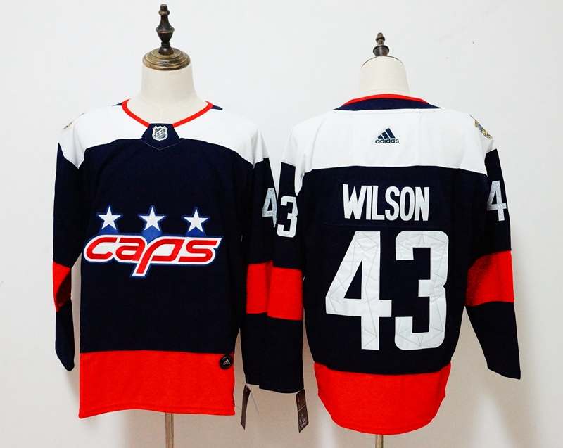 Washington Capitals Dark Blue WILSON #43 NHL Jersey