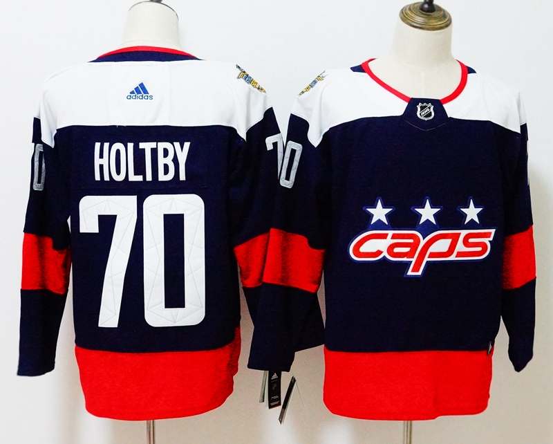 Washington Capitals Dark Blue HOLTBY #70 NHL Jersey