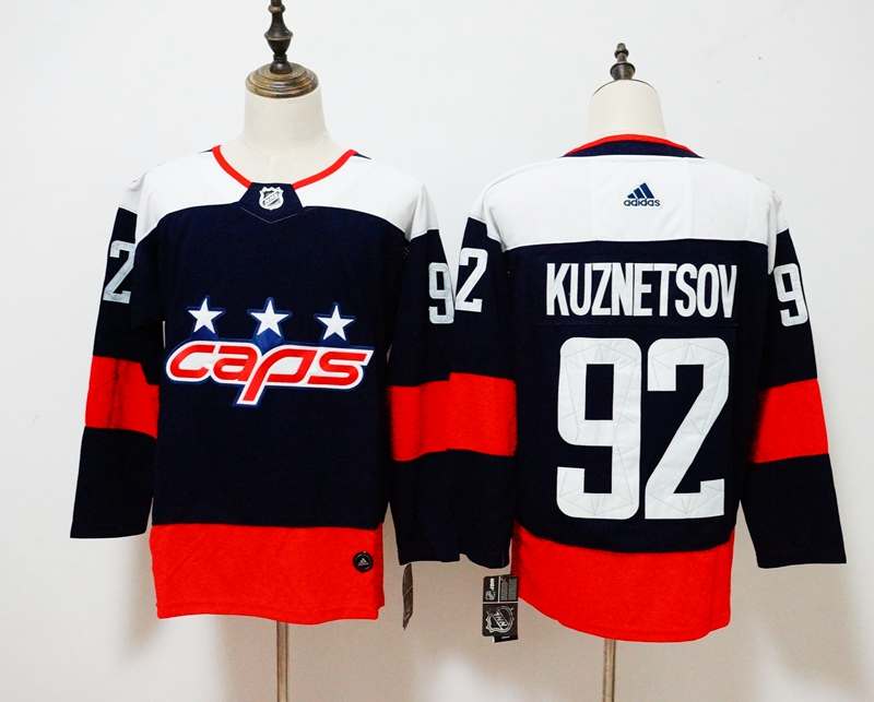 Washington Capitals Dark Blue KUZNETSOV #92 NHL Jersey