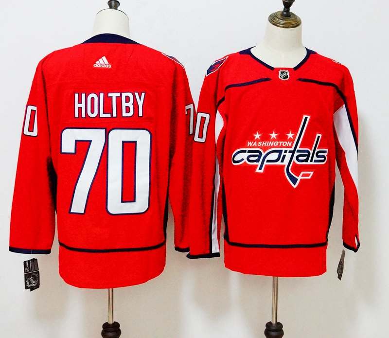 Washington Capitals Red HOLTBY #70 NHL Jersey