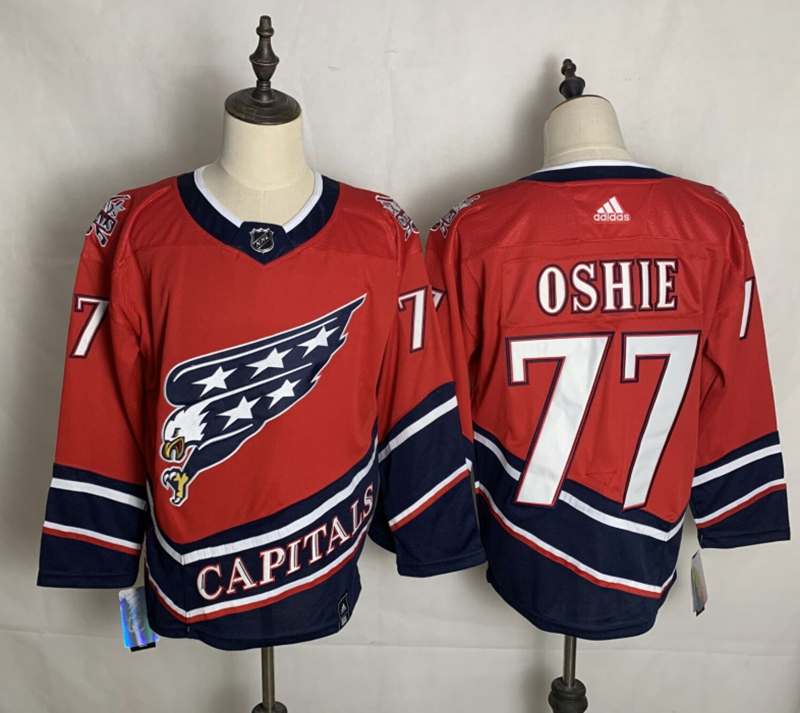 Washington Capitals Red OSHIE #77 Classics NHL Jersey