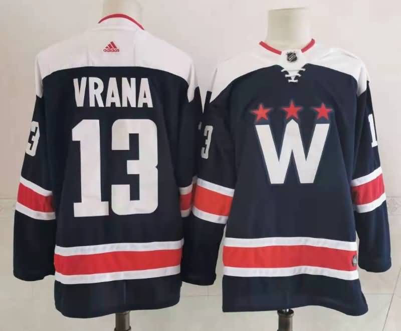 Washington Capitals VRANA #13 Dark Blue NHL Jersey