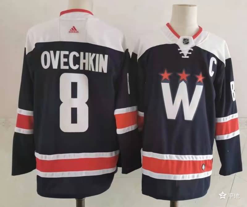 Washington Capitals OVECHKIN #8 Dark Blue NHL Jersey 02