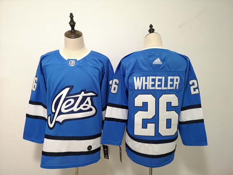 Winnipeg Jets Blue WHEELER #26 NHL Jersey