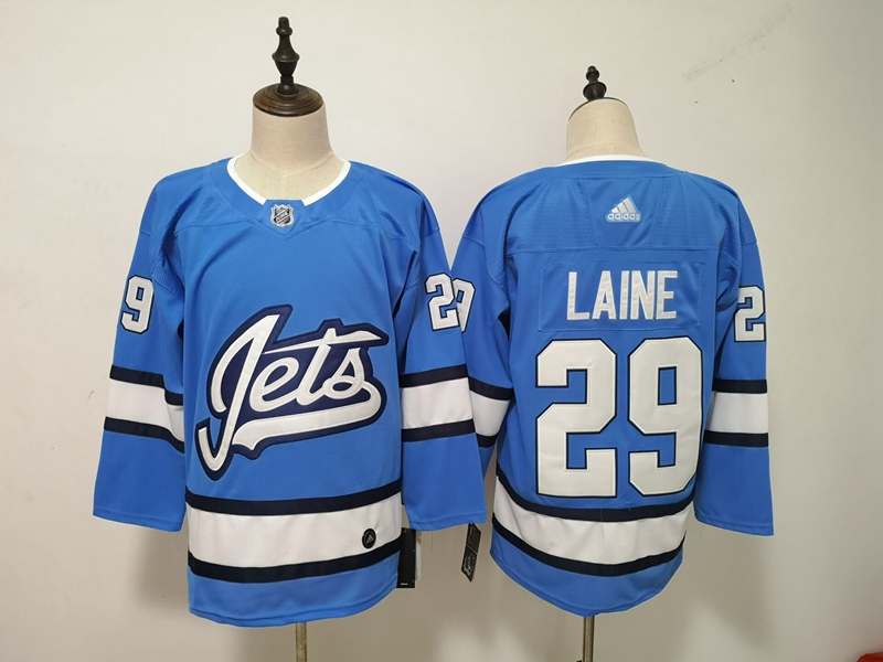 Winnipeg Jets Blue LAINE #29 NHL Jersey