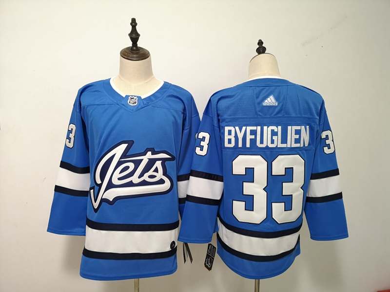 Winnipeg Jets Blue BYFUGLIEN #33 NHL Jersey