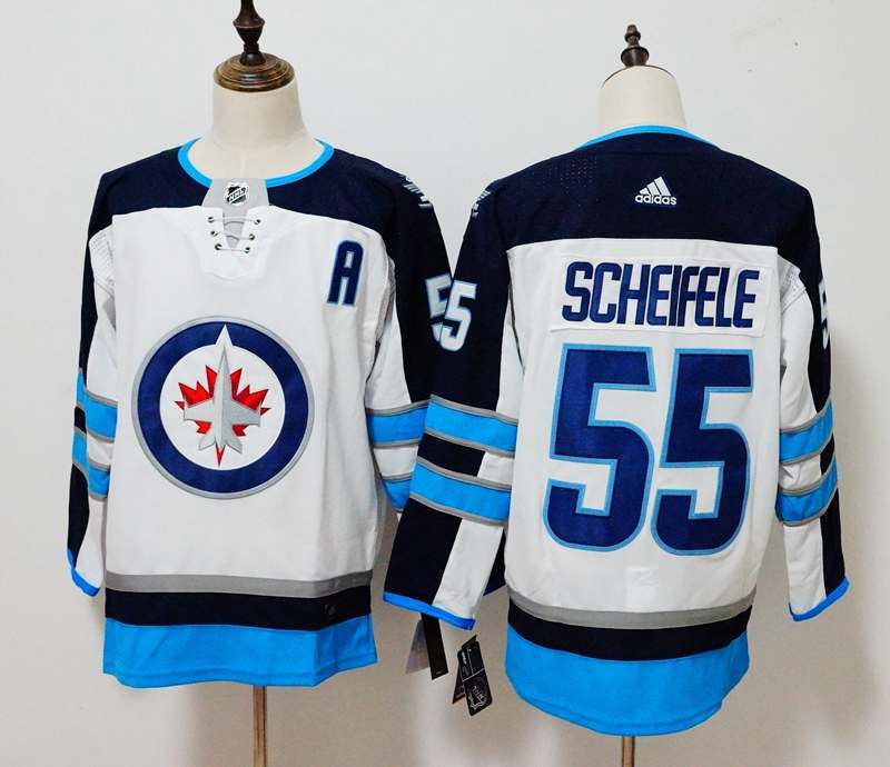 Winnipeg Jets White SCHEIFELE #55 NHL Jersey