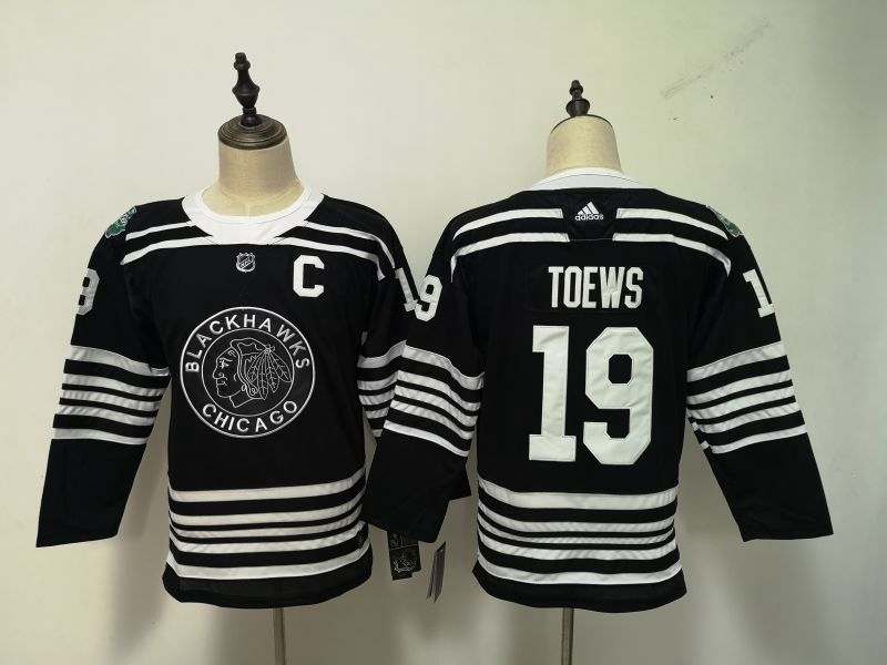 Chicago Blackhawks TOEWS #19 Black Women NHL Jersey