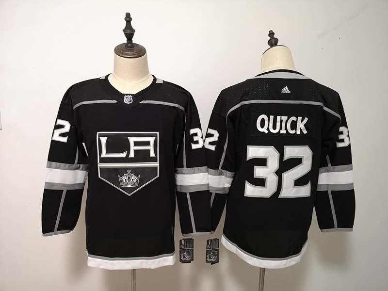 Los Angeles Kings QUICK #32 Black Women NHL Jersey