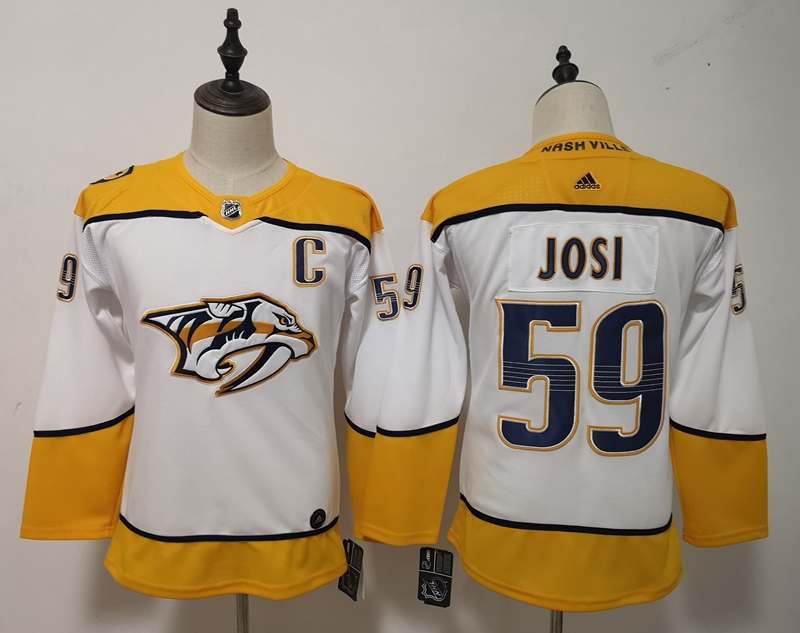 Nashville Predators JOSI #59 White Women NHL Jersey