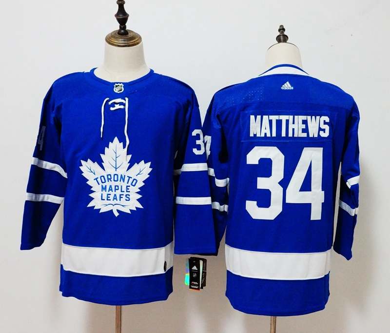 Toronto Maple Leafs MATTHEWS #34 Blue Women NHL Jersey