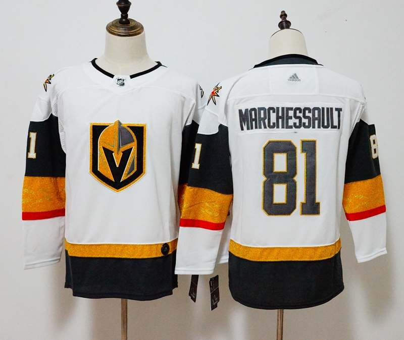 Vegas Golden Knights MARCHESSAULT #81 White Women NHL Jersey