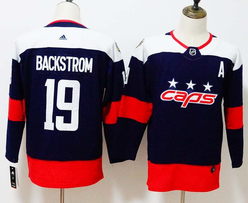 Washington Capitals BACKSTROM #19 Blue Women NHL Jersey