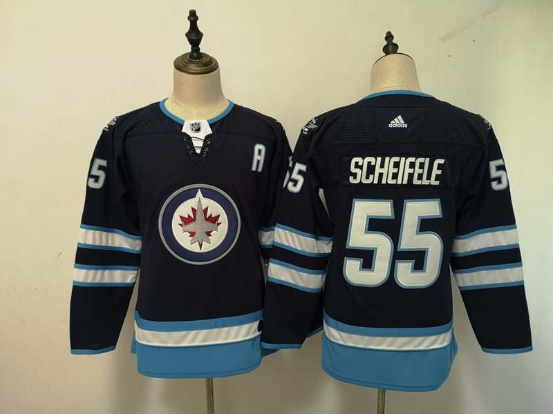 Winnipeg Jets SCHEIFELE #55 Black Women NHL Jersey