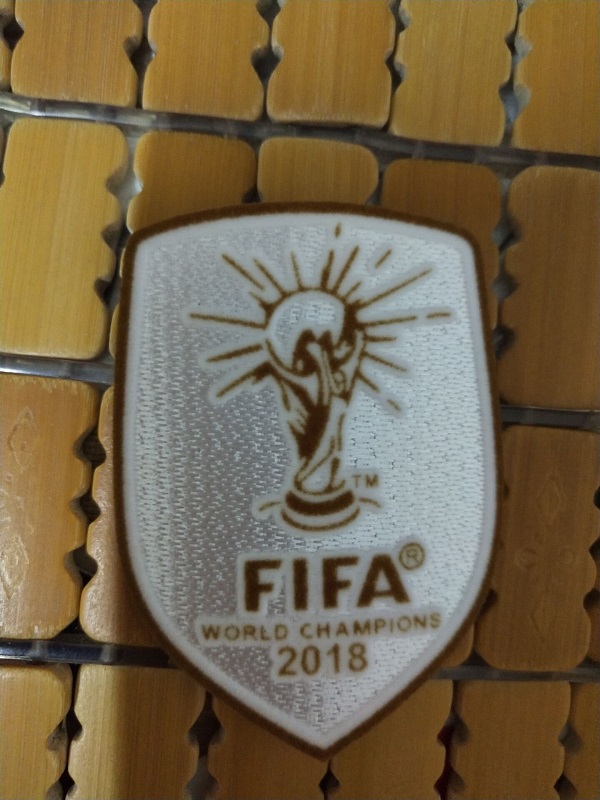 2018 FIFA World Cup Champion Patch-White
