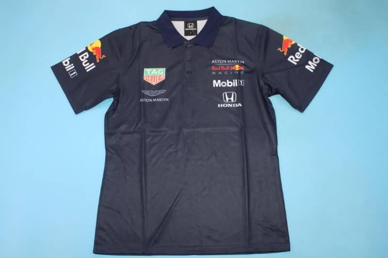 AAA(Thailand) Red Bull 2021 Dark Blue Polo Soccer T-Shirt