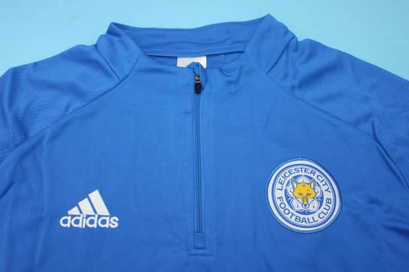 AAA(Thailand) Leicester City 21/22 Blue Soccer Tracksuit