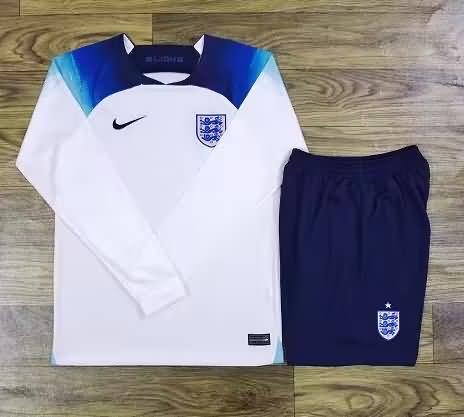 England 2022 Home Long Sleeve Soccer Jersey