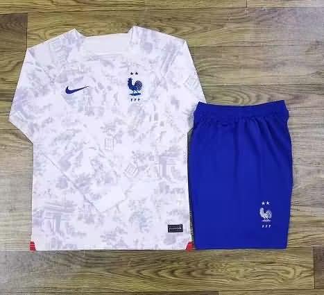 France 2022 Away Long Sleeve Soccer Jersey