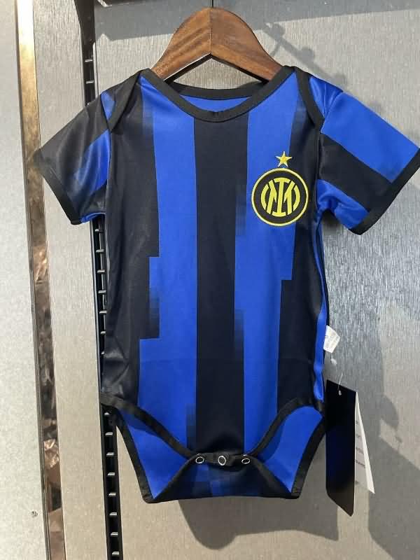 AAA(Thailand) Inter Milan 23/24 Home Baby Soccer Jerseys